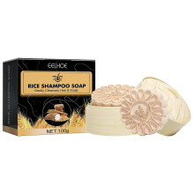 Limited time!!Eelhoe Rice Anti-Drop Shampoo Soap Moisturizing Scalp Cleaning Hair Repair Damaged Hair Fixing Shampoo Soap