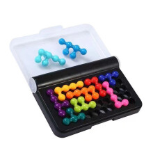 (3D) 120 Challenges IQ 3D Puzzle Board Game Classic Pyramid Plate Pearl Logical Mind