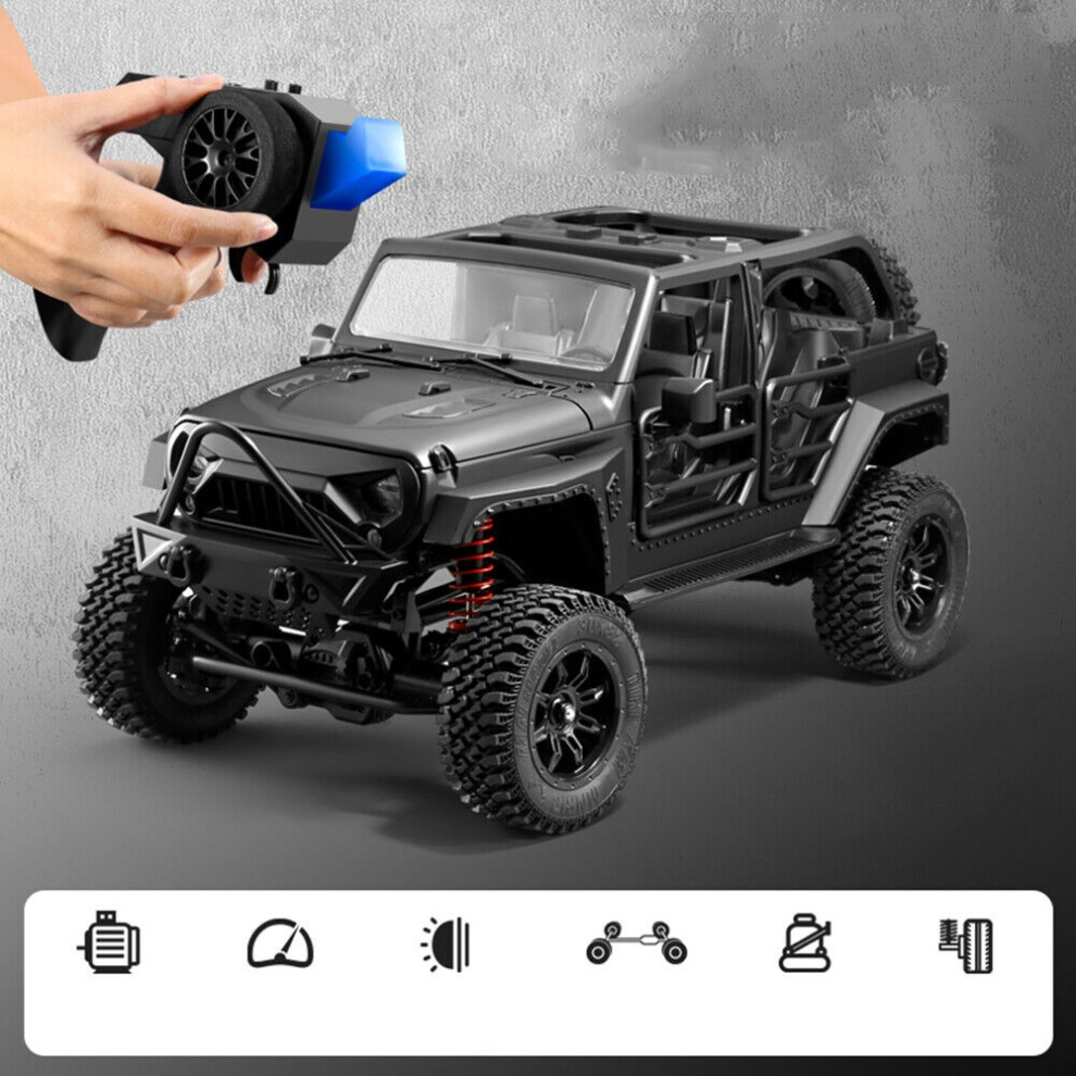 () Full Set 1:12 Rc Car Mn128 Climbing Remote Control Car 4Wd With Rtr Cars Black/Light 110691705525