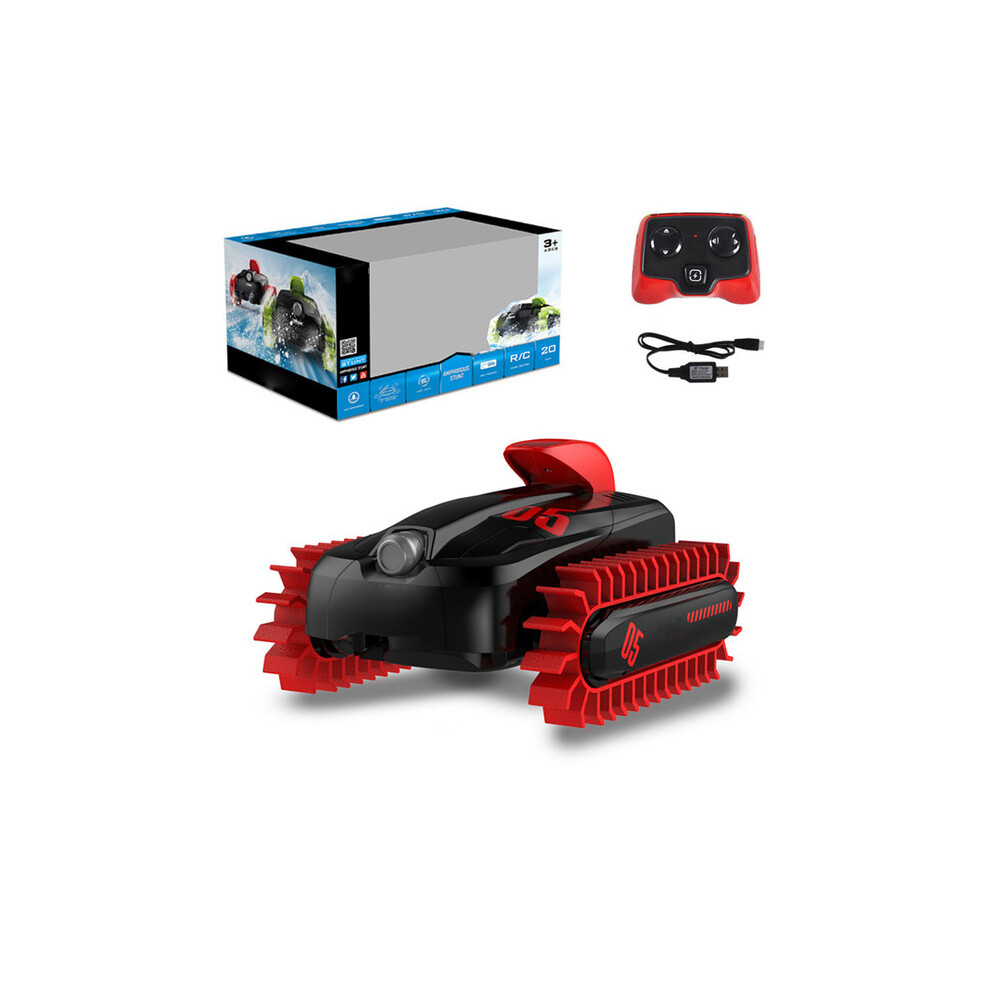(Red) 360 Rotate Stunt Rc Car Remote Control Water &Land Amphibious Electric Rtr Toys Red 110691705822