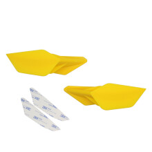 (Grey) 8-Color GP Fixed Wind Wing - Compatible with Honda, Suzuki, Yamaha, Kawasaki, BMW - Motorcycle Accessories