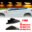 Dynamic Blinker Sequential LED Side Marker Amber Light For BMW X3 X5 X6 E70 E71 F25 1