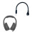 2.5mm Detachable Replacement Mic compatible with JBL Q100 Gaming Headset 3