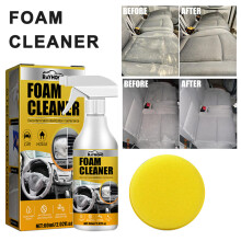 60ML Multi-functional Foam Cleaner Cleaning Spray +Sponge Set Stain Removal