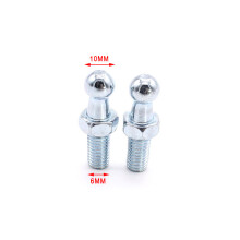 (M6) 2PCS M6/M8 Thread 10MM Ball Joint Studs For Gas Struts End Replacement Parts