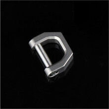 (Trumpet(3mm)) D-Shape Metal Buckle D Rings for DIY Purse, Clasp, Keychain & Belt Horseshoes