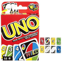 Mattel Wild UNO Card Game 112 Cards Family Children Friends Party Gift