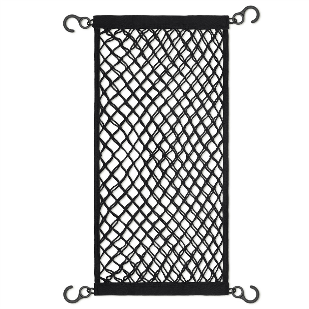 (A-Net+Hook) Universal Trunk Cargo Net Organizer, Envelope Style For Car Rear Bag Hook Storage 123643768813
