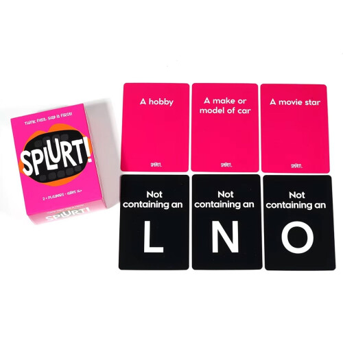 Funny Splurt Gamewright The Think Fast
