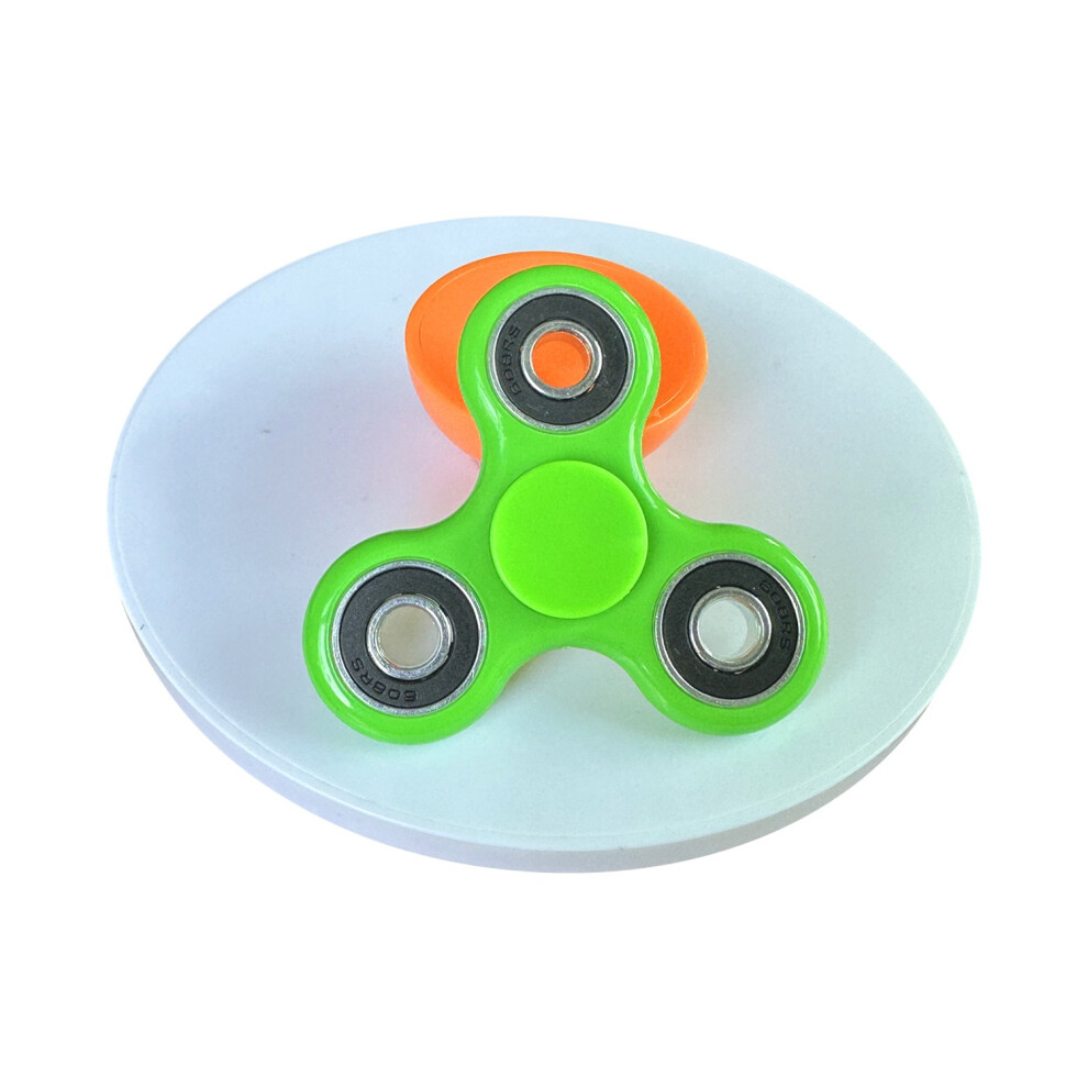 (Green) Fidget Spinner Toy for Stress Relief & Focus - Ideal for ADHD, Autism, EDC