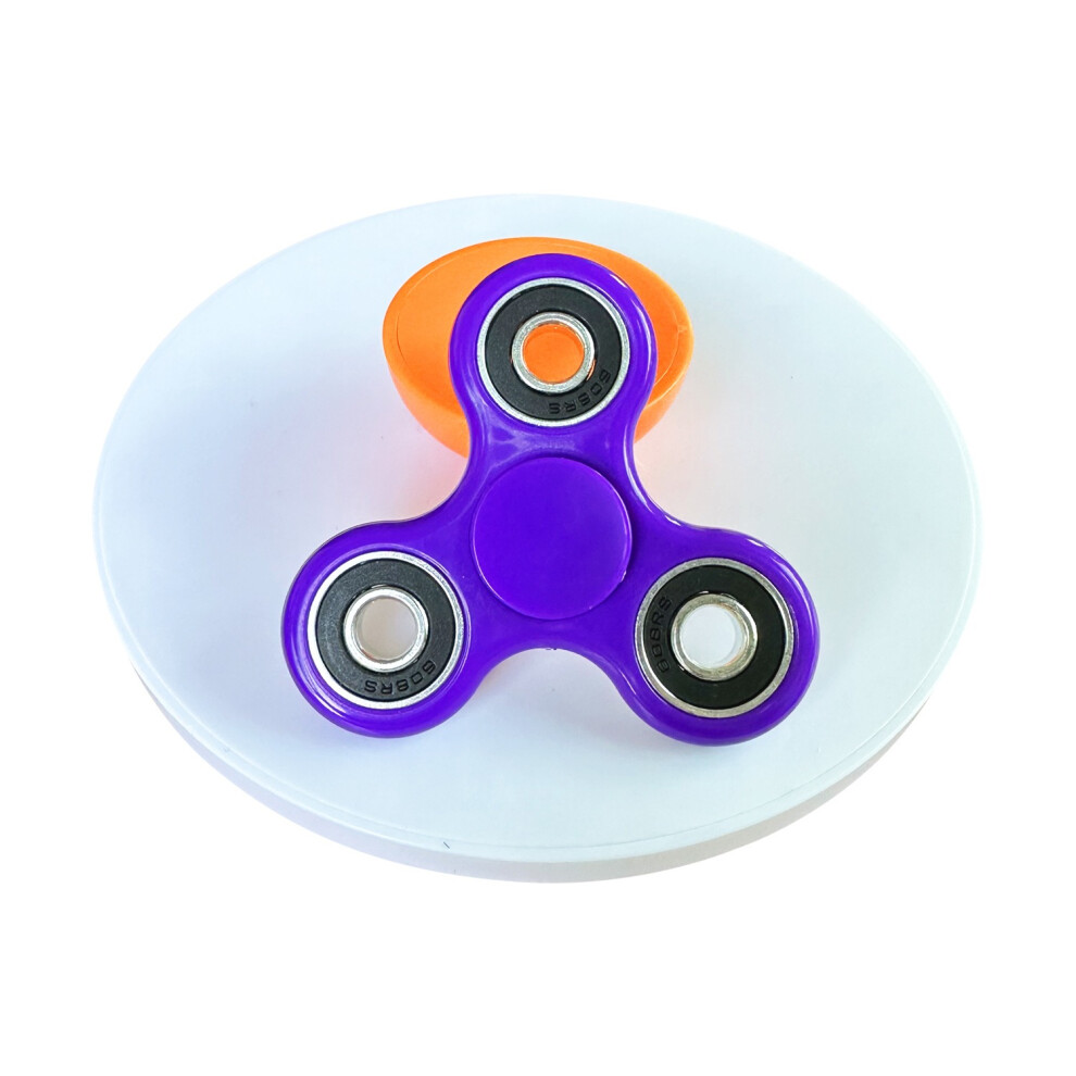 (Purple) Fidget Spinner Toy for Stress Relief & Focus - Ideal for ADHD, Autism, EDC