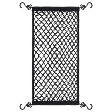 (B-Net+hook) Universal Trunk Cargo Net Storage Organizer Envelope Style For Car Rear Bag Hook