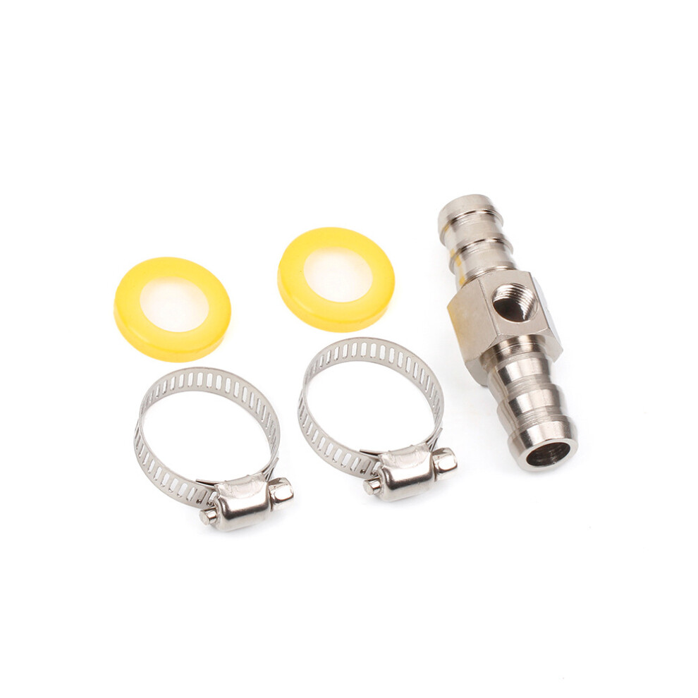 (1/2Â¡Â±) 1/2" Fuel Line Fuel Pressure Gauge Sensor T-Fitting Adapter With 1/8-27 Npt Port 123643775590