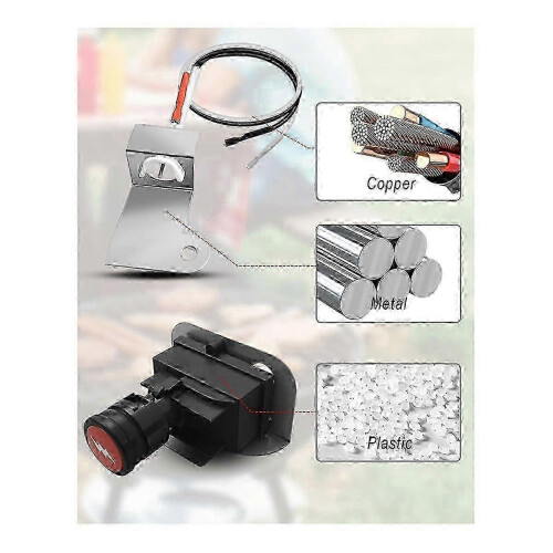 Weber Q320 Q3200 Igniter Replacement Kit with Button Ignition 80452 2
