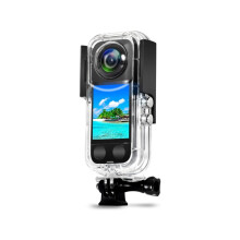 Waterproof Case for Insta 360 one X3 Action Camera, Underwater Diving Protective Housing 40M with Bracket Accessories