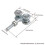 Barn door hanging roller compatible with heavy duty sliding track system 3