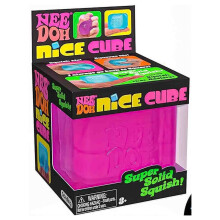 (Pink) 1PCS Nice Cube Smaller Size Stress Ball Squishy Sensory Fidget Toy For Ages 3+