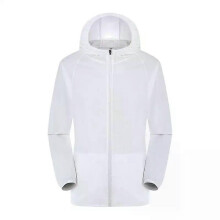 (S, White) Ultra-Light Rainproof Windbreaker Breathable Waterproof Windproof Protective Coat For Outdoor Cycling Jackets 7 COLOR S-XXXL Rain Jacket