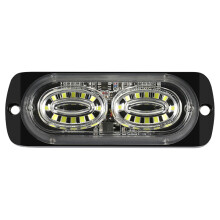 (White) 24LED Car Strobe Light Marker Warning Signal 12V-24V Emergency Side Lights