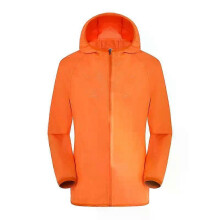 (S, Orange) Ultra-Light Rainproof Windbreaker Breathable Waterproof Windproof Protective Coat For Outdoor Cycling Jackets 7 COLOR S-XXXL Rain Jacket