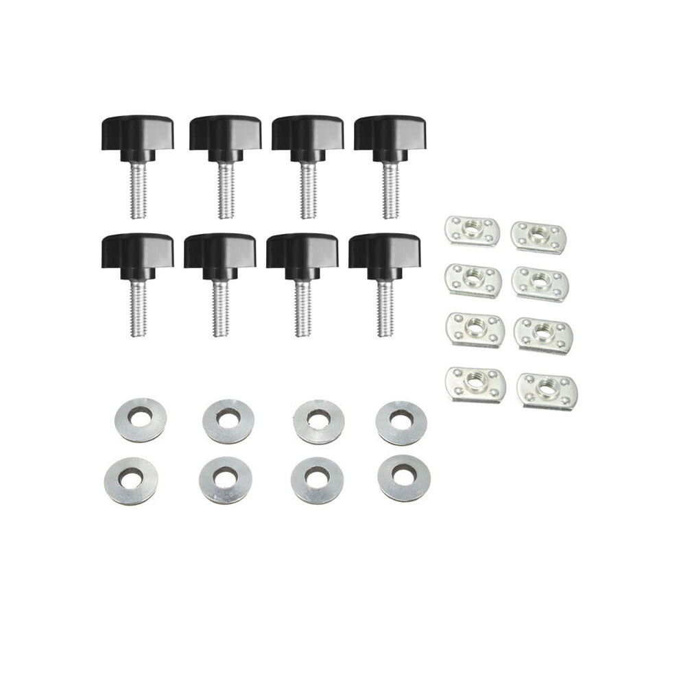 Quick Removal Thumb Screws & D-Ring Anchors for Jeep Wrangler 2007-2017