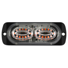 (Red) 24LED Car Strobe Light Marker Warning Signal 12V-24V Emergency Side Lights