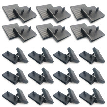 12pcs Bed Slat Centre Caps Holders, 24pcs Side Slat Bracket Cover (63mmx9mm Inside),Replacement Plastic Bed Slat Holders Kits Bundles,for single and