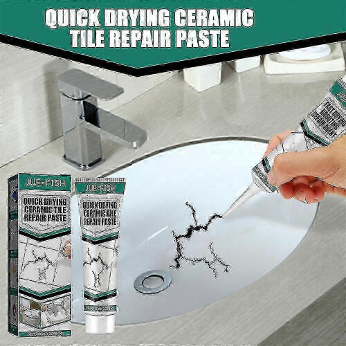 Marble crack repair adhesive compatible with stone, fast drying paste compatible with tile 100ml 1