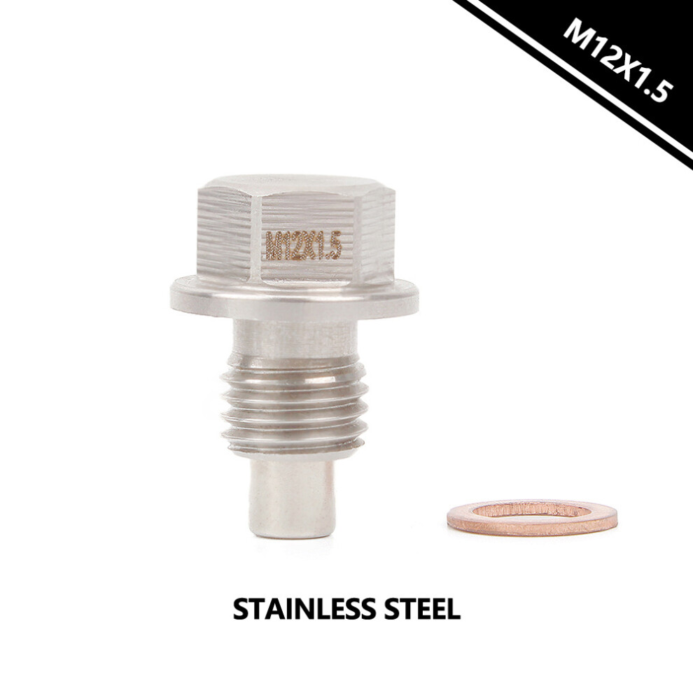 (M12*1.5) Magnetic Oil Drain Plug-Compatible With Toyota Engine And Transmission K-Motor 110691682321