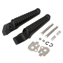 (Black) 6MM Rear Footrests Foot Pegs Kit For Honda CBR600 F2 F3 VFR750 CBR954 CB1000