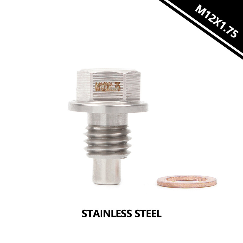 (M24*1.5) Stainless Steel Engine Oil Drain Plug With Neodymium Magnet M14 X 1.5Mm 123643775408