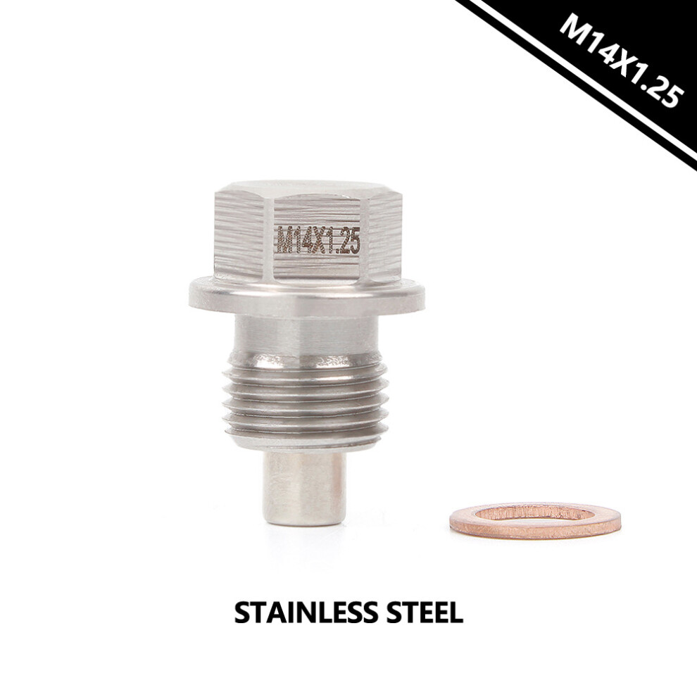 (M14*1.25) Magnetic Oil Drain Plug-Compatible With Toyota Engine And Transmission K-Motor 110691682345