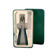 (Green) Wide Jaw Opening Anti-Splash Slanted Clipper,Slanted Nail Clippers No Splash