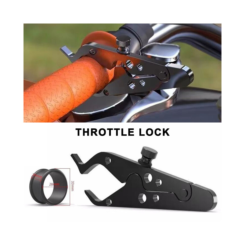 Motorcycle Cruise Control Cnc Aluminum For Throttle Lock Assist Retainer Grip 110691662354