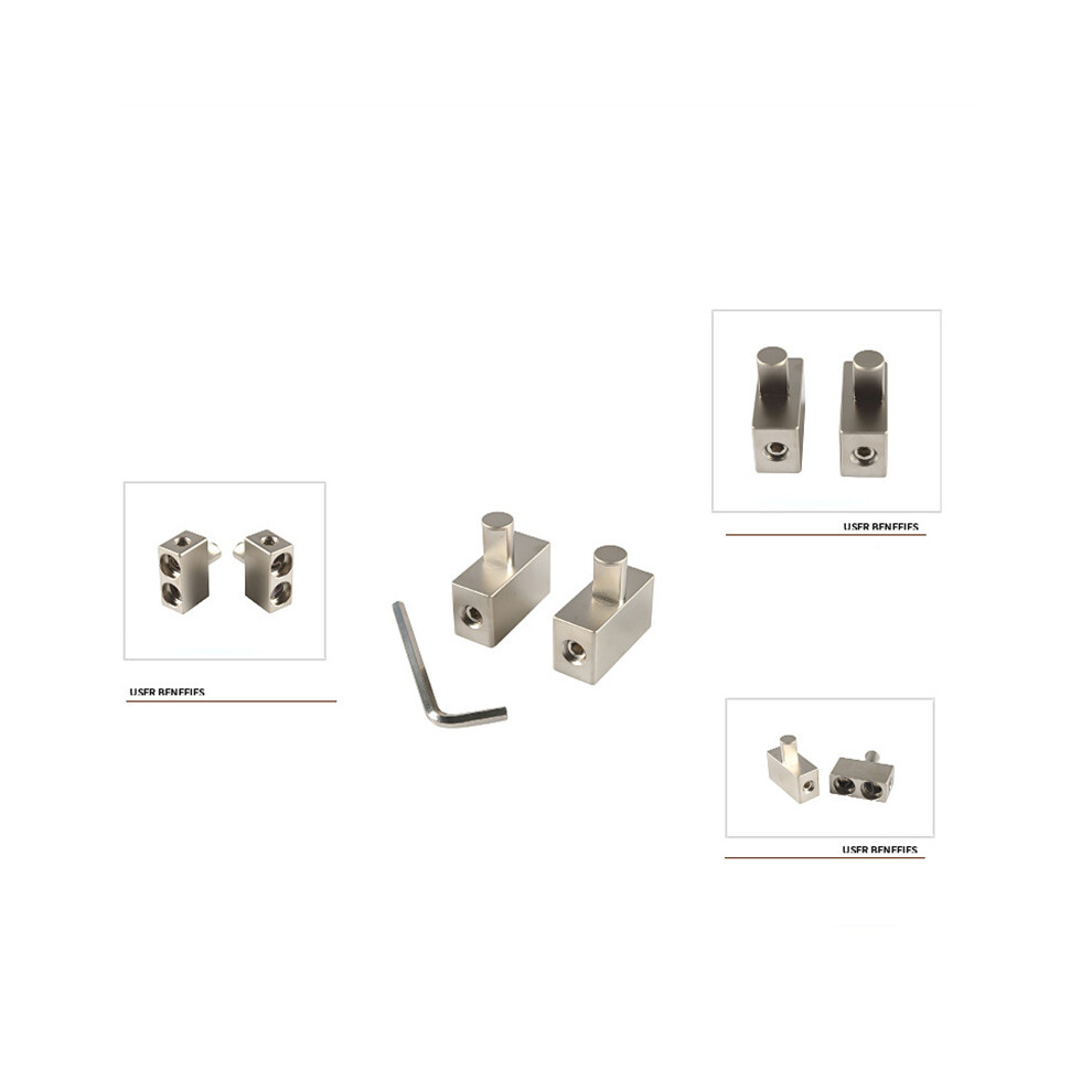 2Pcs Car Audio Terminal High Power Supply Terminal For Car Audio Modification Silver 110691675132