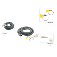 3/4 Inch Dia Plumbing Kit 6FT Premium Quality Kink-free Flexible PVC Hose