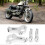Hand guard compatible with motorcycle 22mm fat clamp mounting kit 6