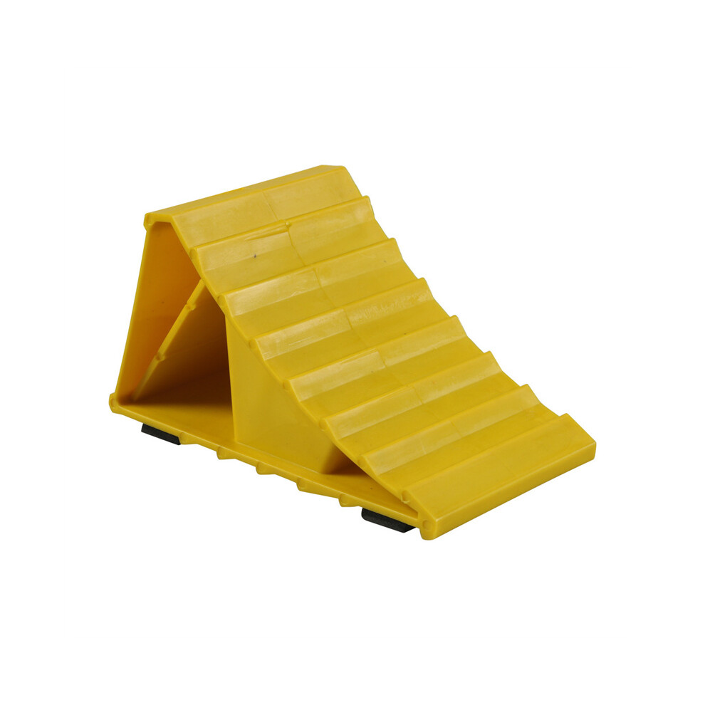 Heavy Duty 1Pcs Wheel Chocks For Tires - Ideal For Camper, Trailer, Car, And Truck Stability Yellow 113121321845