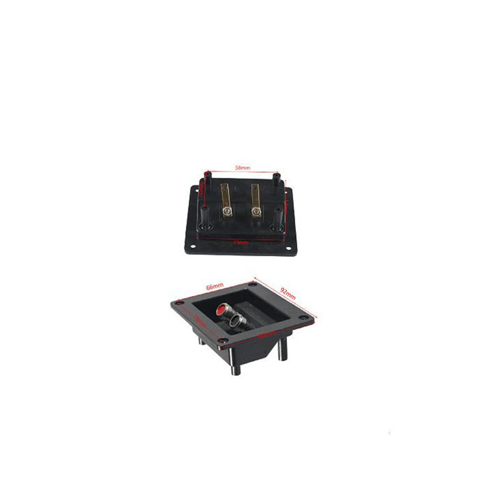 1Pcs Speaker Junction Box, Audio Connector For Speaker Repair Parts Black 123643769797