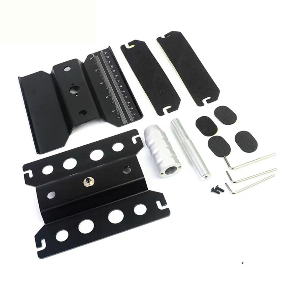 (Black) Metal Workstation Work Stand Repair 360 Degree Rotation For 1/6 1/8 1/10 Rc Car Black 110691694935