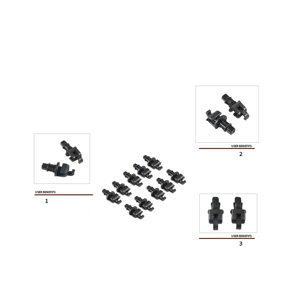 Car Modified Accessories Oe:83715-Shj-A21za For Honda Odyssey 2Nd Row Sun Visor Clips Black 110691675903