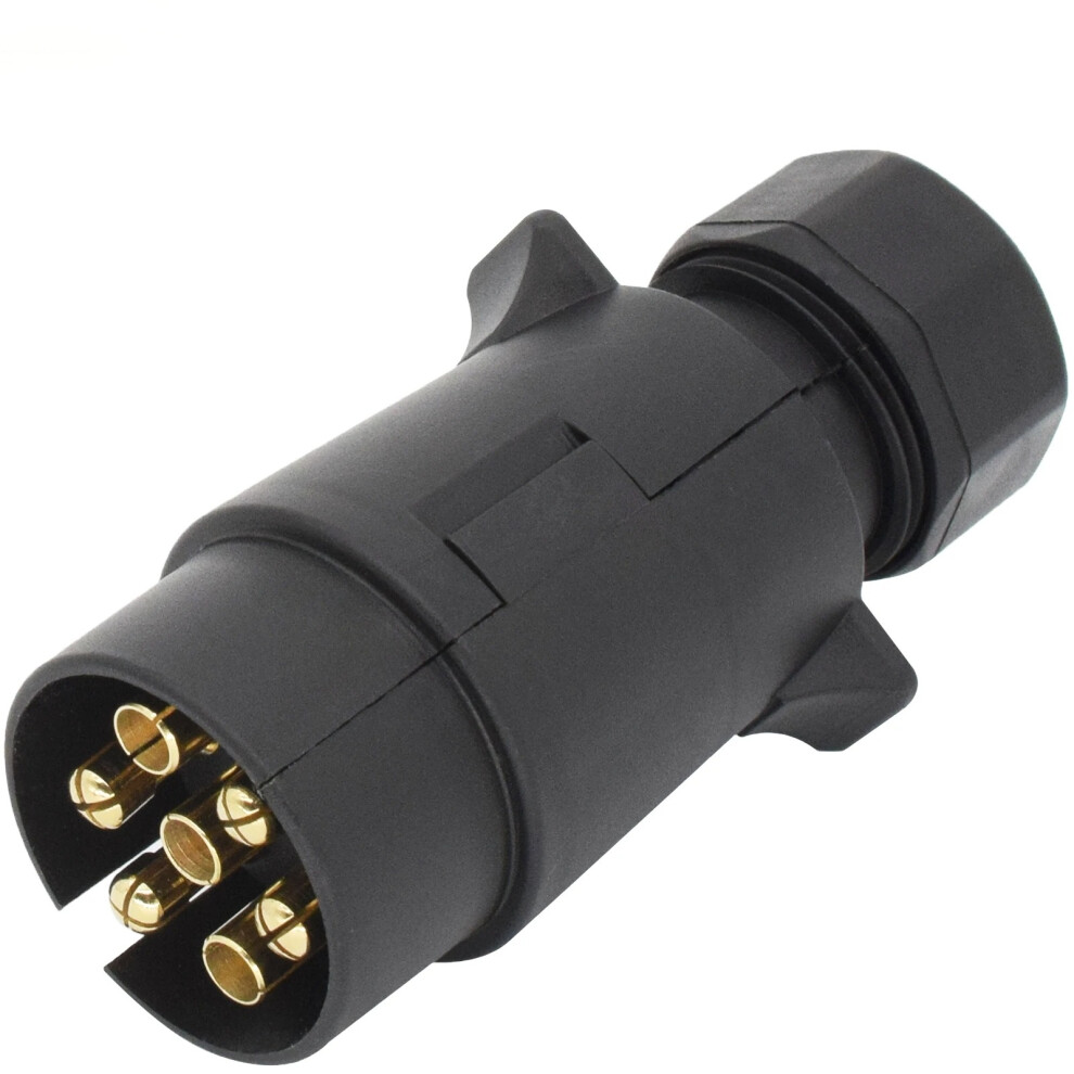 7 Way Round Standard European Car Plug Connector Car Trailer 7 Pin Socket Plugs 110691684141