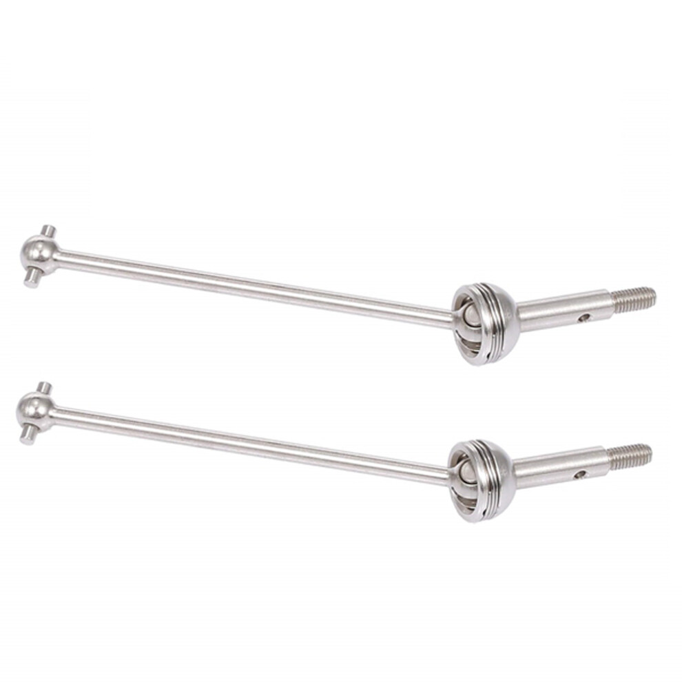 (2Pcs Front Drive Shaft) Metal Front Drive Shaft Rear Dog Bone Upgrade Part For Wltoys 144001 1/14 Rc Car 110691694874