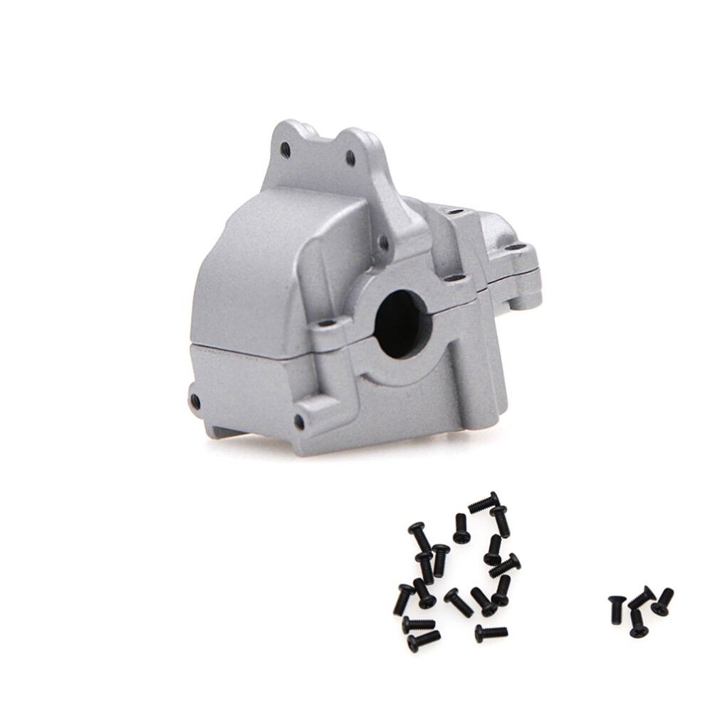 (Silver) Metal Front Rear Gearbox Upgrade Housing Cover Shell For 1/14 Wltoys 144001 Rc Car Silver 110691695109