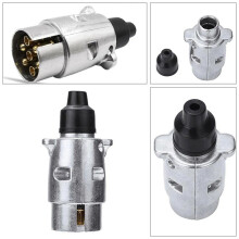 7 Pin Trailer Plug 12V Truck Towing Connector EU Standard