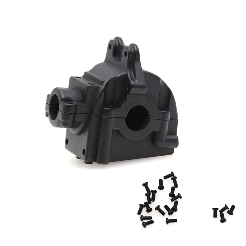 (Black) Metal Front Rear Gearbox Upgrade Housing Cover Shell For 1/14 Wltoys 144001 Rc Car Black 110691695116
