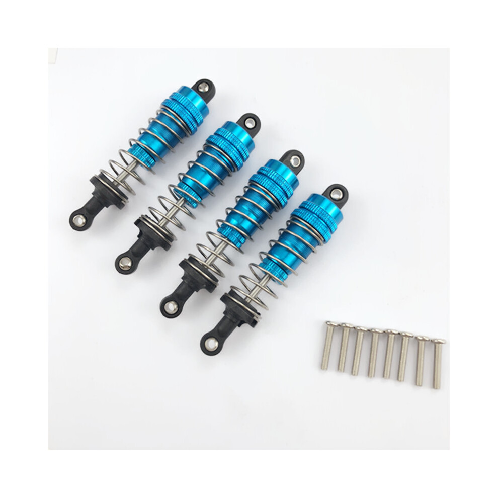 (Blue) 4Pcs Metal Shock Absorber Repair Parts For Wltoys 144001 1/14 4Wd Off Road Rc Car Blue 110691694836