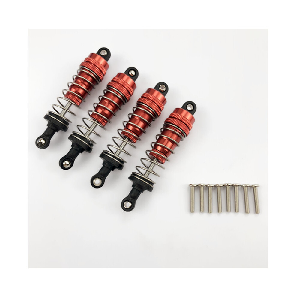 (Red) 4Pcs Metal Shock Absorber Repair Parts For Wltoys 144001 1/14 4Wd Off Road Rc Car Red 110691694829
