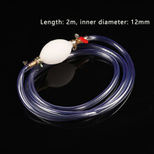 (12mm) Manual Gas Oil Pump - Car Fuel Hand Suction Pipe for Liquid Petrol