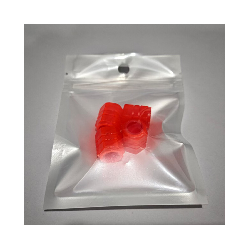 (Red) 4Pcs Car Tire Glowing Valve Caps Tyre Valve Stem Cover Air Dust Wheel Rim Cap Red 110691662828